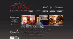 Desktop Screenshot of hotel-les-autanes.com